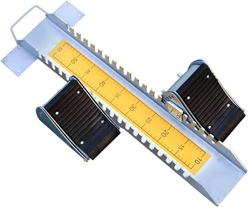 DITOSH Starting Blocks Multi-Function 6 Angle Adjustable Aluminum Track and Field Starting Block for Sprinting for Athletics Plastic Runway Cinder Track 25in - Image 1